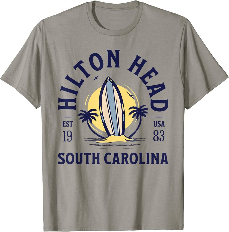 Get Hilton head south Carolina beach surf summer vacation shirt